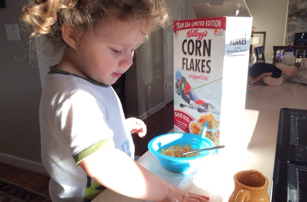 Cereal on a Snowy Day